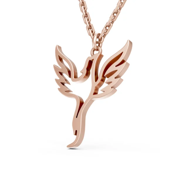 Gold Phoenix Pendant