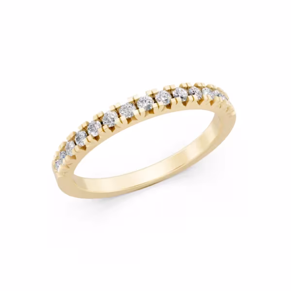 Half Eternity Wedding Band