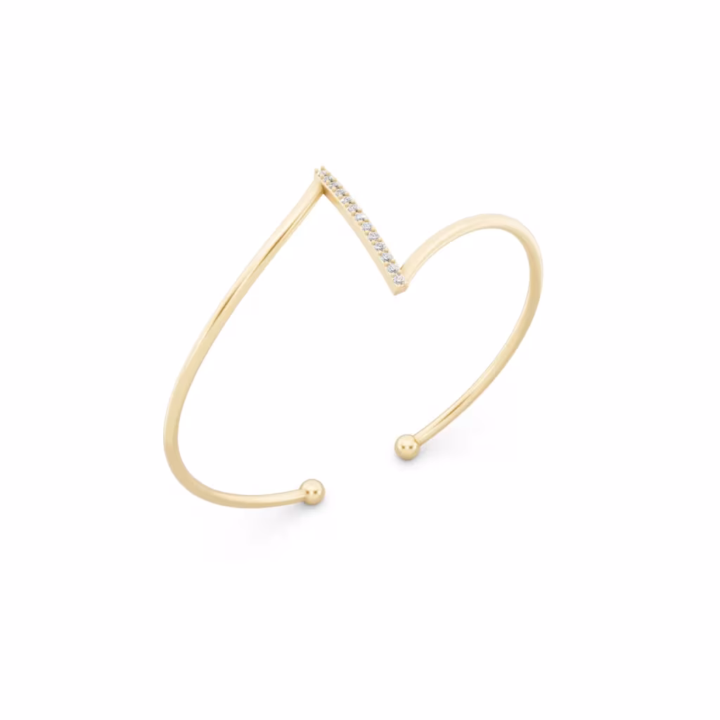 Heart Cuff Bracelet