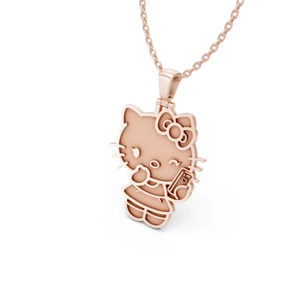 Hello Kitty Gold Pendant