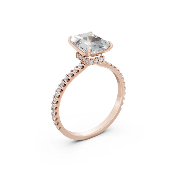 Hidden Halo Radiant Ring