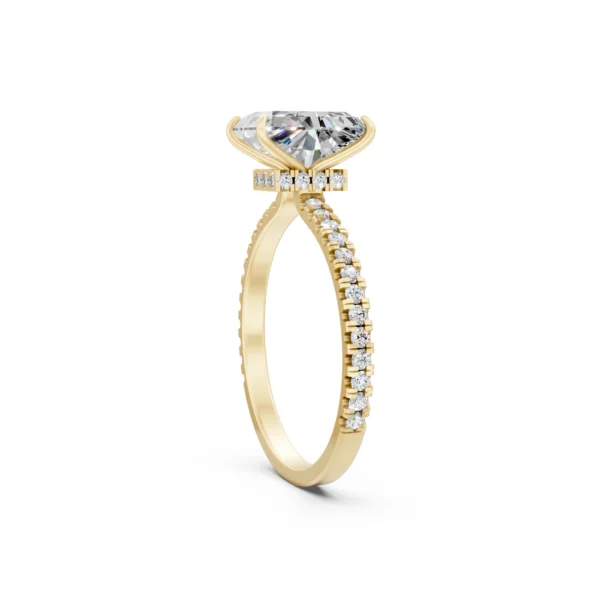 Hidden Halo Radiant Ring