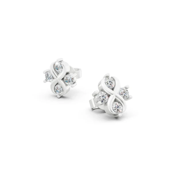 Infinity Diamond Earrings