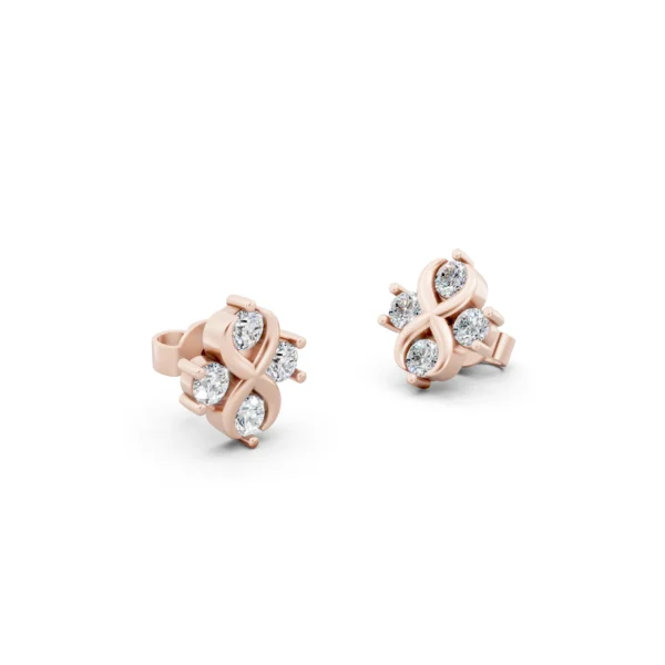 Infinity Diamond Earrings