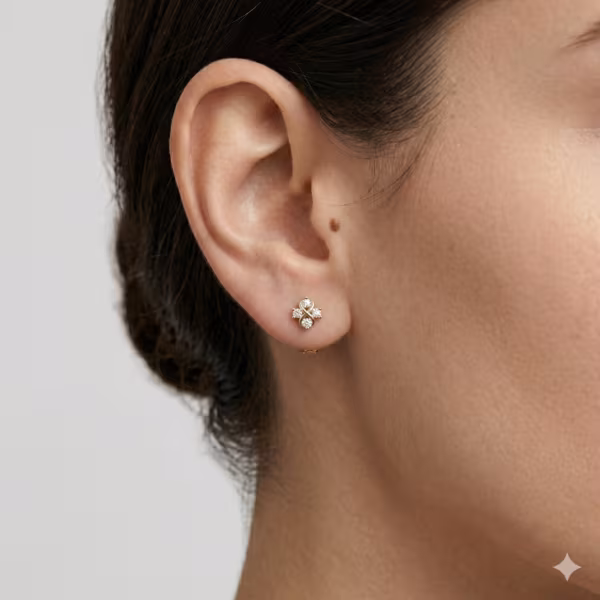Infinity Diamond Earrings