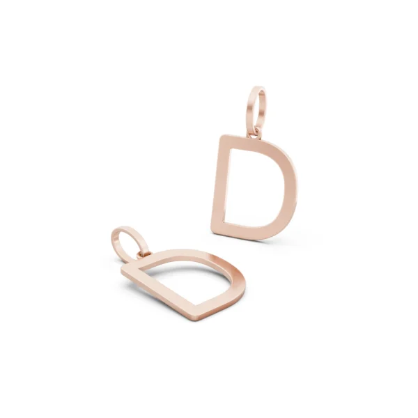 Gold Initial Pendant