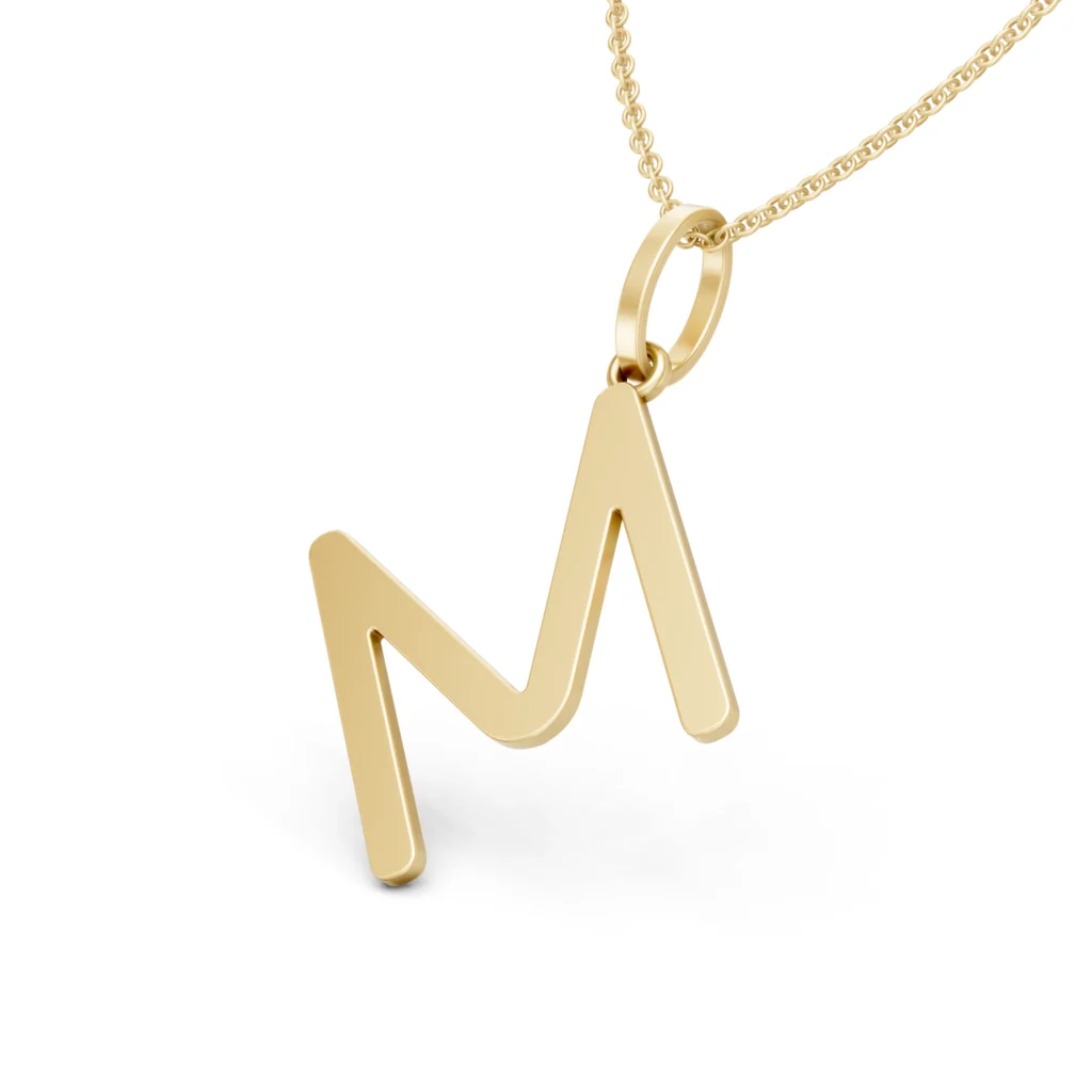 Gold Initial Pendant