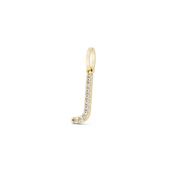 Diamond Initial Pendant