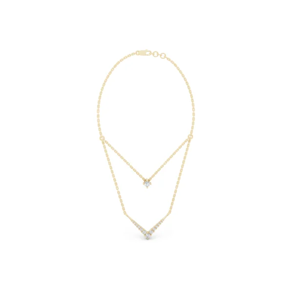 Layered Diamond Necklace