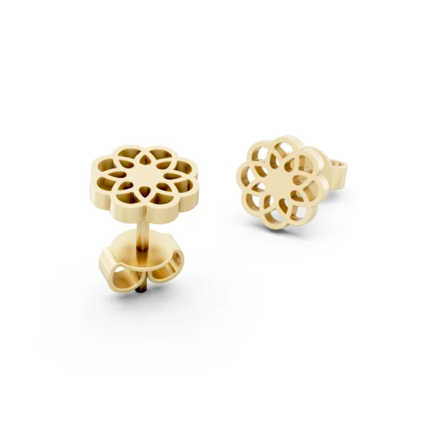 Mandala Stud Earrings