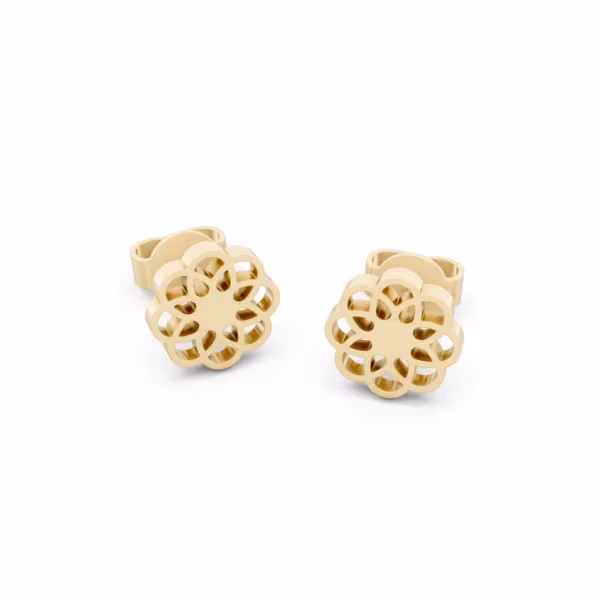 Mandala Stud Earrings