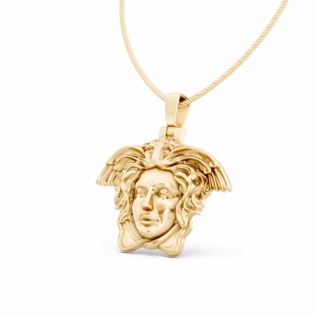 Medusa Gold Pendant