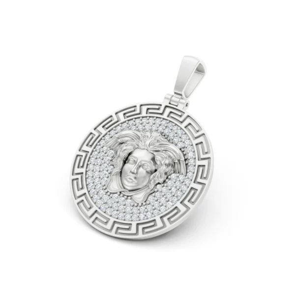Medusa Medallion Pendant