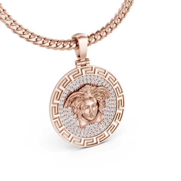 Medusa Medallion Pendant