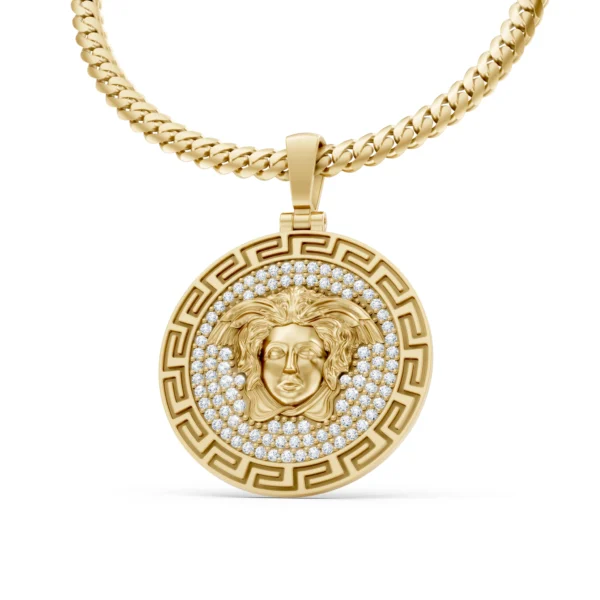 Medusa Medallion Pendant