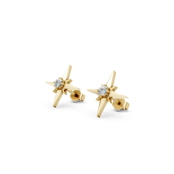 North Star Stud Earrings