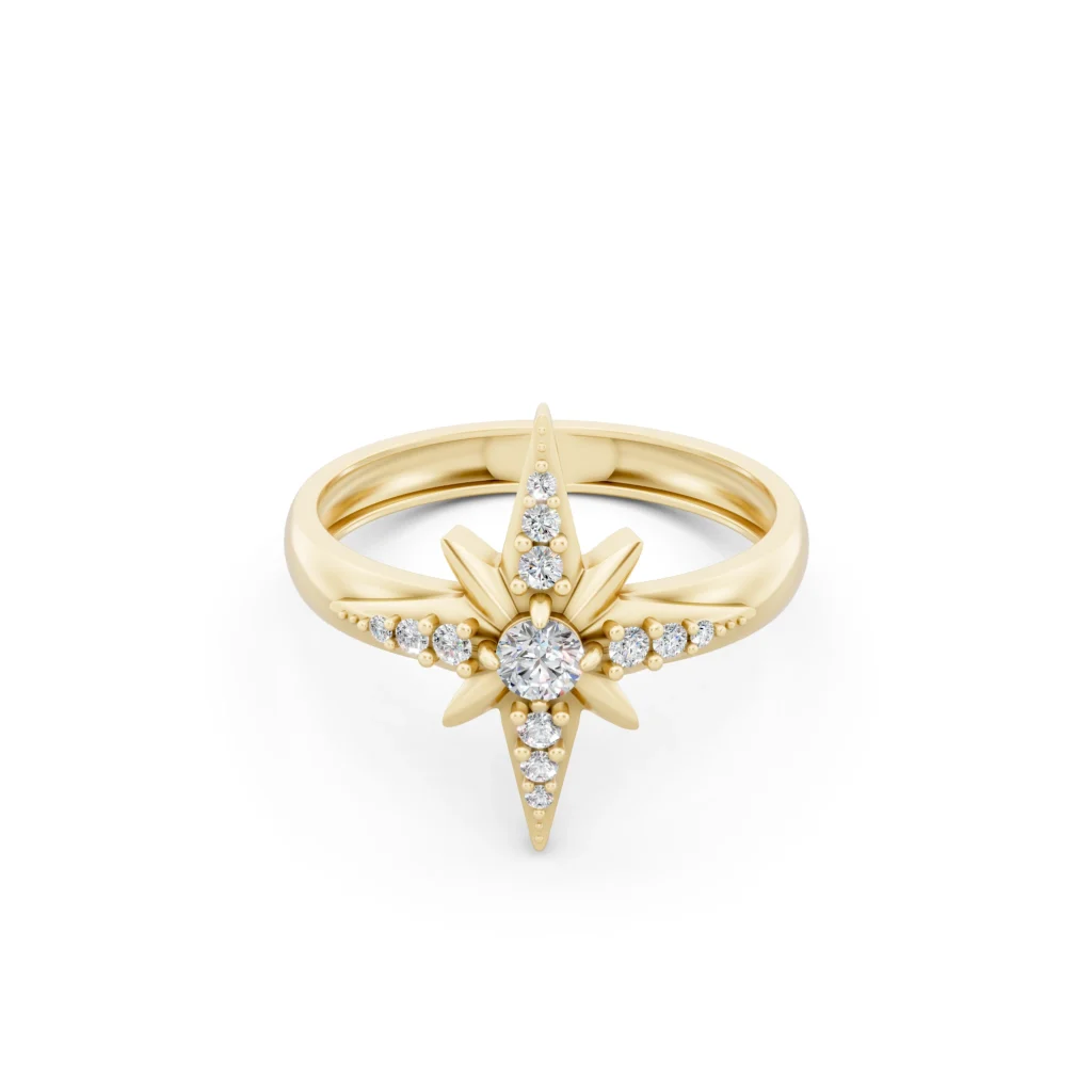 Northern Star Diamond Ring