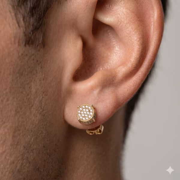 Pave Diamond Earrings