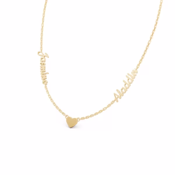 Personalized Couple Name Necklace