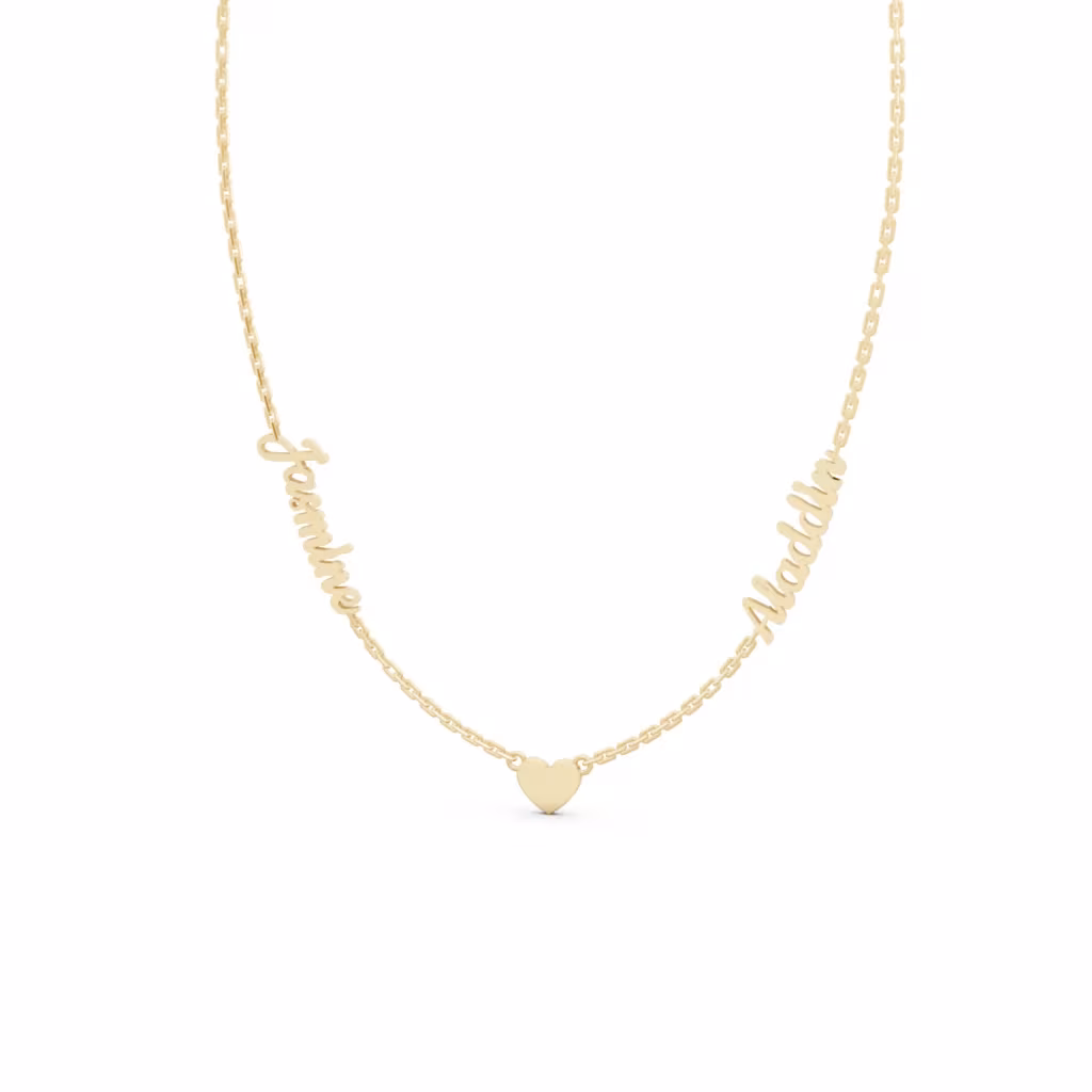 Personalized Couple Name Necklace