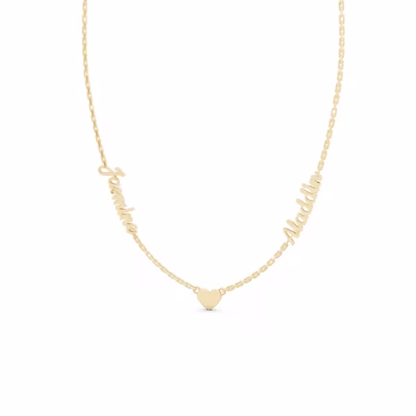Personalized Couple Name Necklace