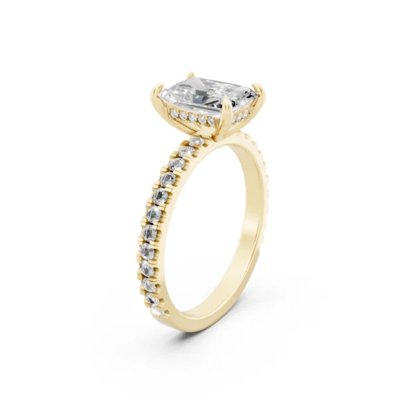 Radiant Engagement Ring