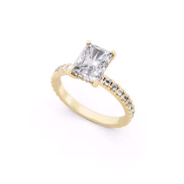 Radiant Engagement Ring