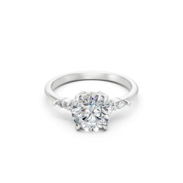 Round Engagement Ring 7