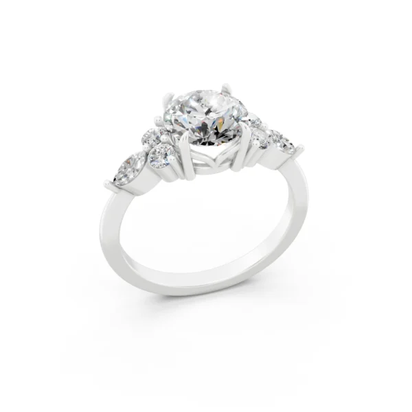 Seven Stone Engagement Ring