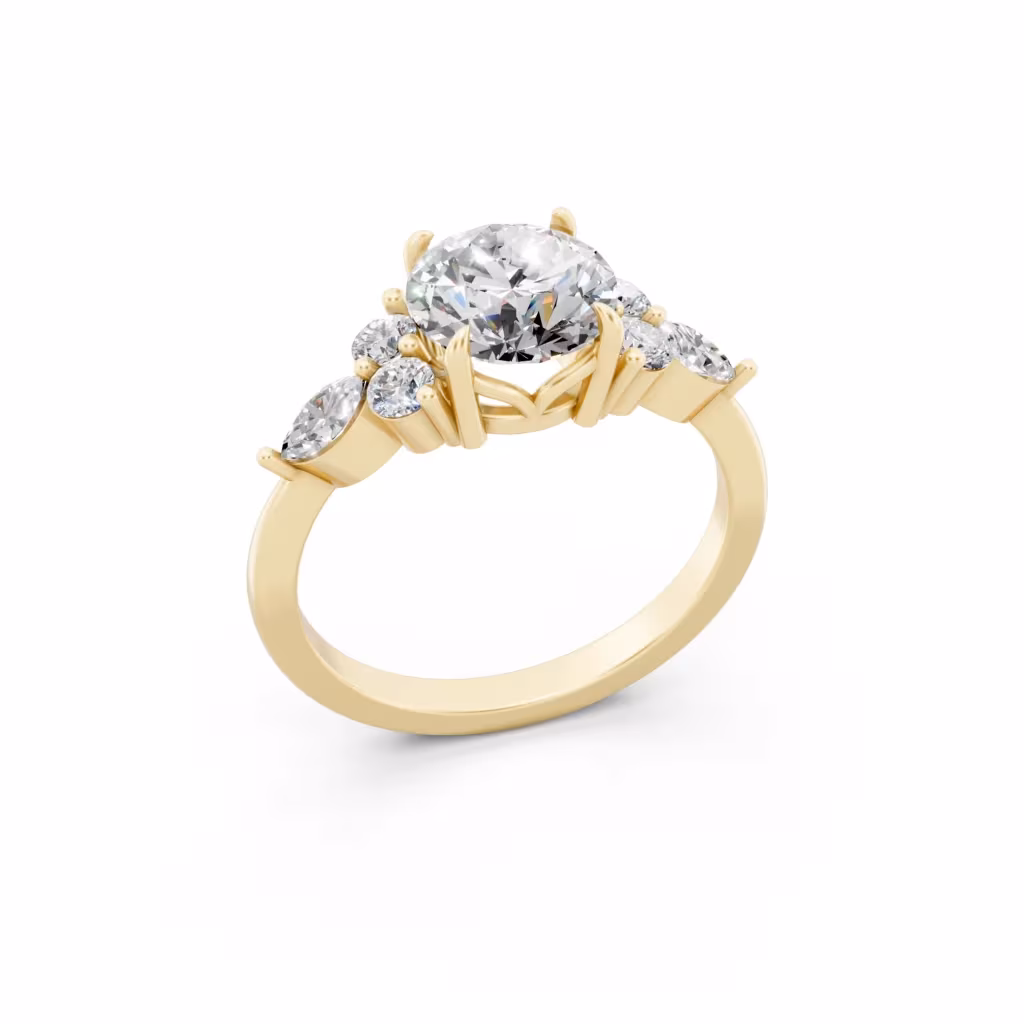 Seven Stone Engagement Ring