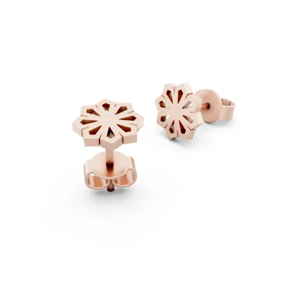 Snowflake Stud Earrings
