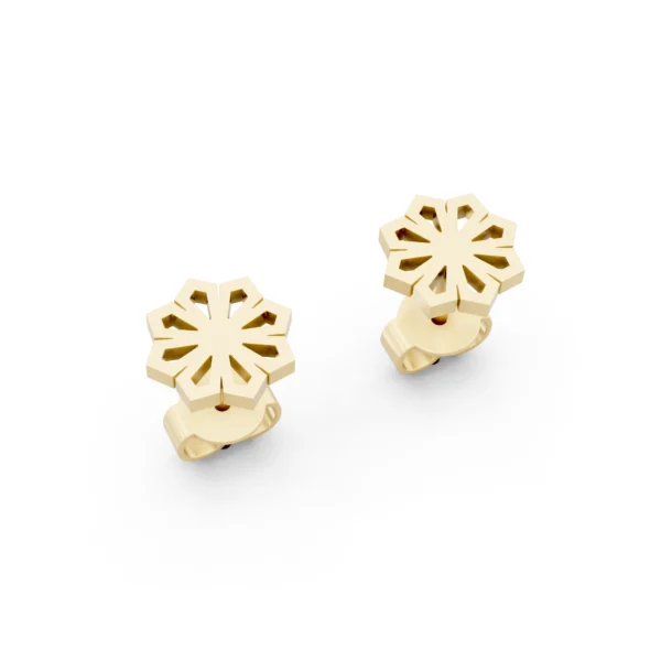 Snowflake Stud Earrings