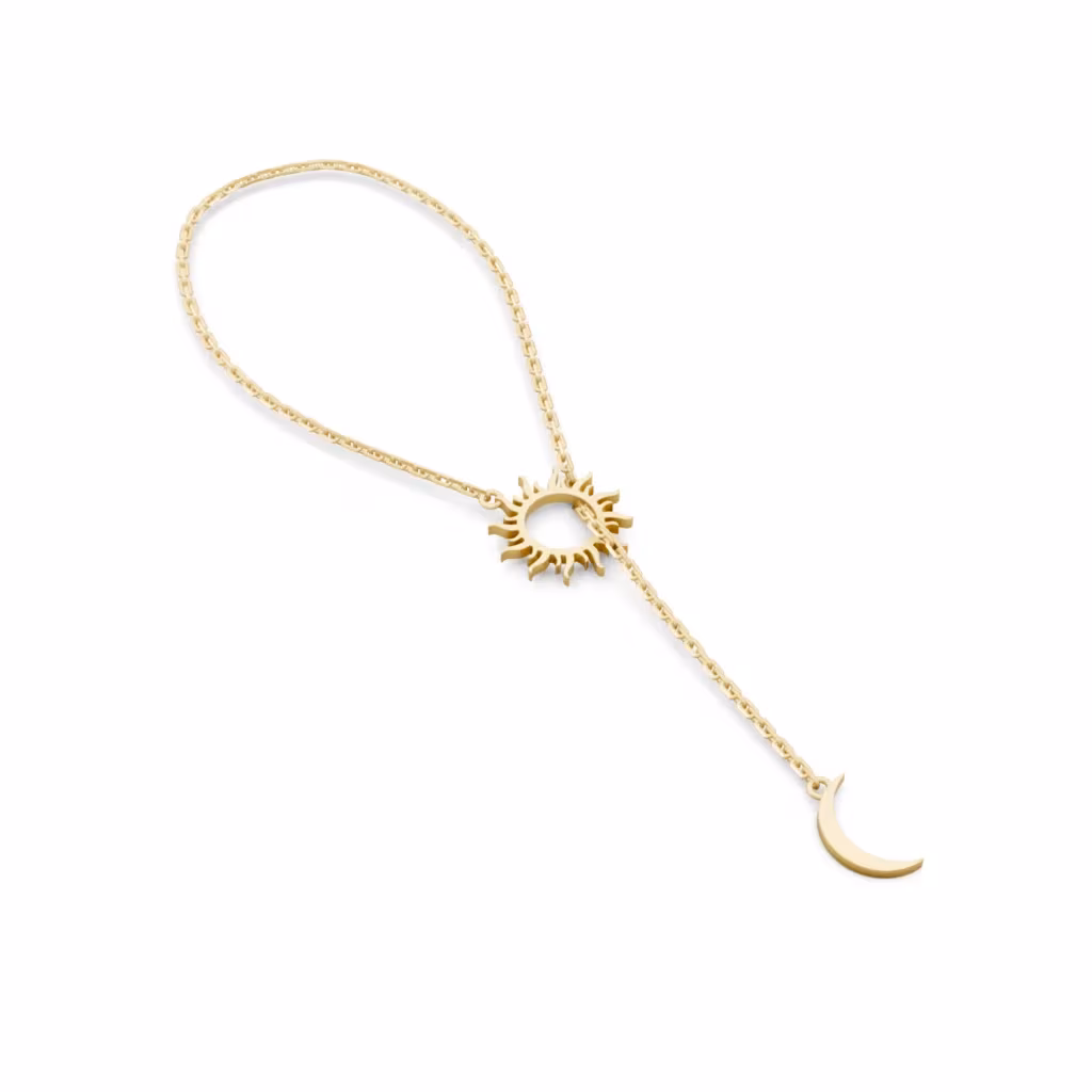 Sun and Moon Necklace