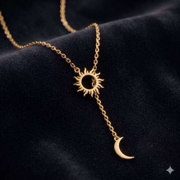 Sun and Moon Necklace