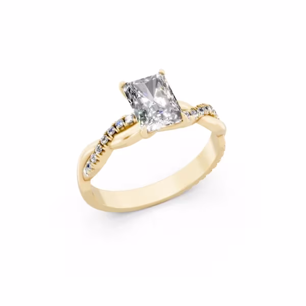Twisted Radiant Ring