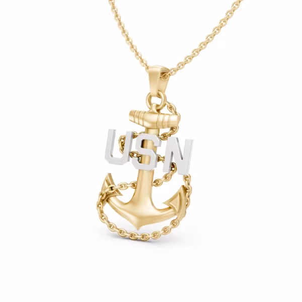 USN Anchor Pendant