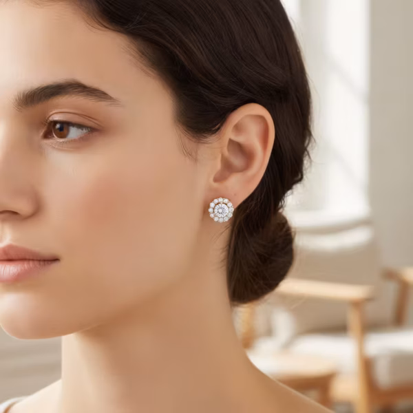 Convertible Halo Earrings