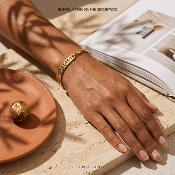 Angular Geometric Bracelet