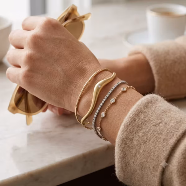 Modern Wave Bracelet
