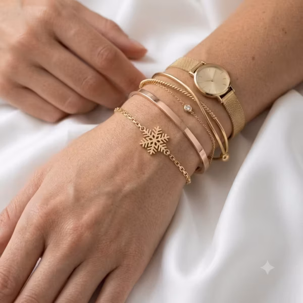 Snowflake Chain Bracelet