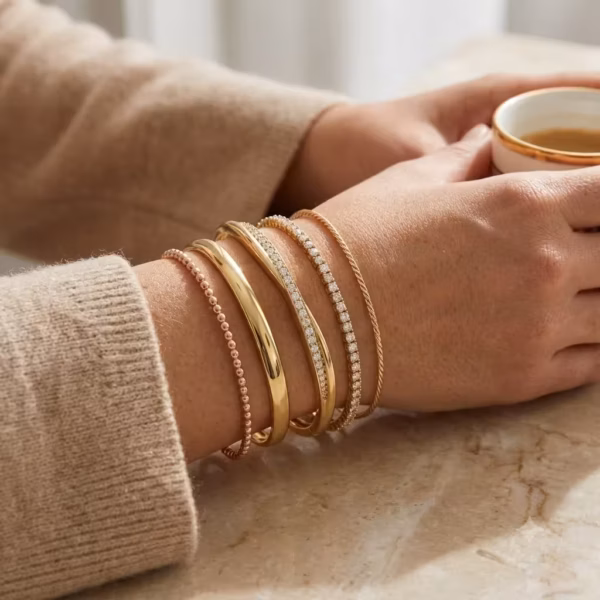 Twisted Bangle Bracelet