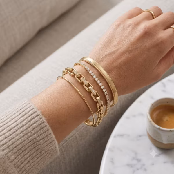Hexagon Link Bracelet