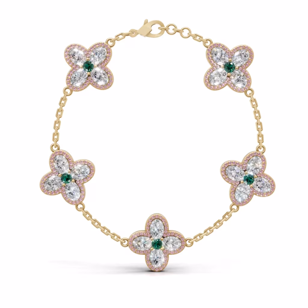 Flower Chain Bracelet