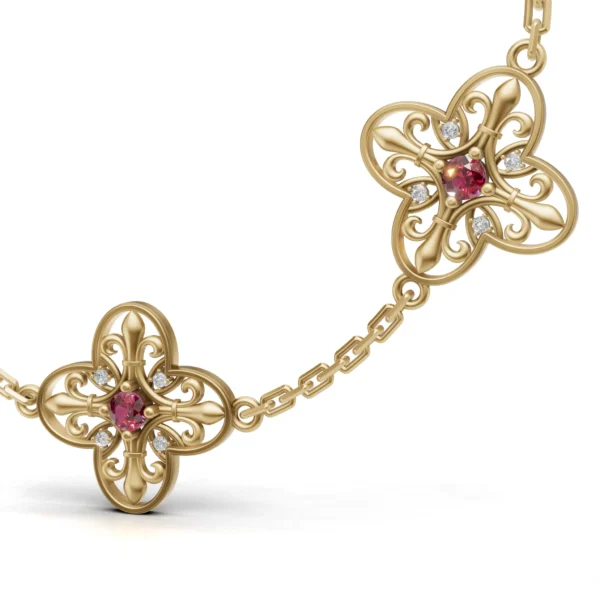 Filigree Flower Bracelet