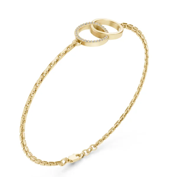 Interlocking Circle Bracelet