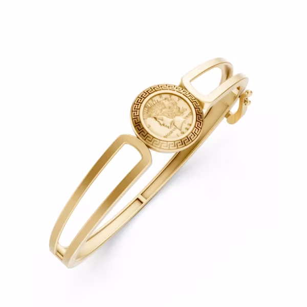 Medallion Bangle Bracelet