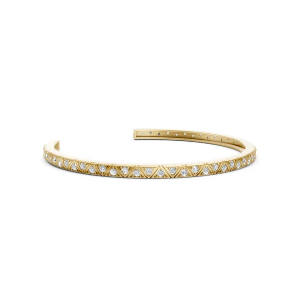 Geometric Wrap Bangle