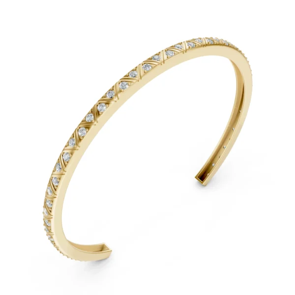 Geometric Wrap Bangle
