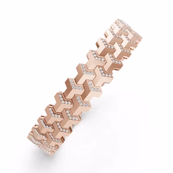 Chevron Honeycomb Bracelet