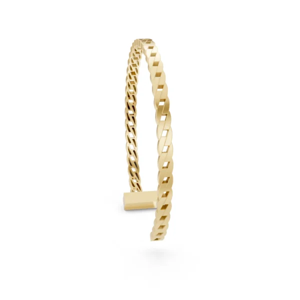 Geometric Chain Bangle